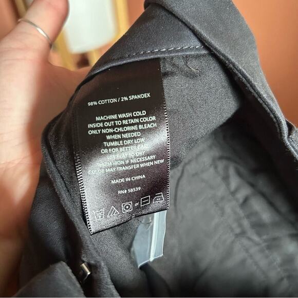 Kut from the Kloth Trouser Skinny Pants Cropped Cotton Gray NWT Size 2P - Picture 7 of 7